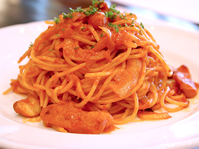 洋食屋のスパゲティ